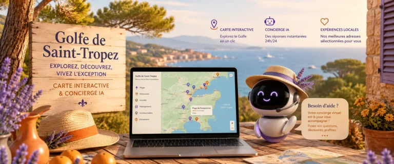 concierge digital, carte google map interactive